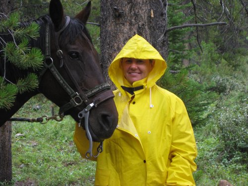 Baywood and Sue trying to stay dry.jpg