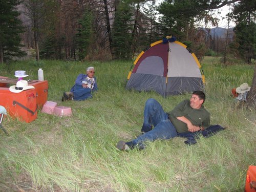 Dad and Greg taking it easy at Pretty Prairie.jpg