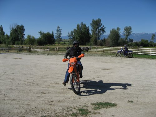 2008 Aug Greg on GasGas and KTM and Sue on GasGas and Yamaha 012.jpg